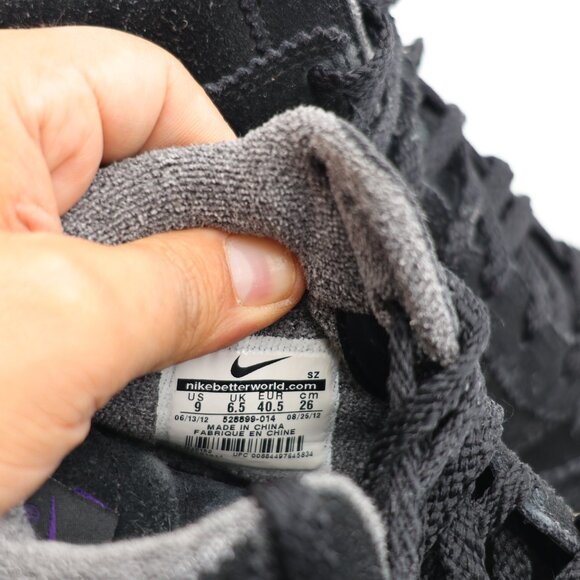 Nike Dunk Sky High Women's Size 9 Black Court Hidden Wedge Shoes 528899-014 - Picture 3 of 9